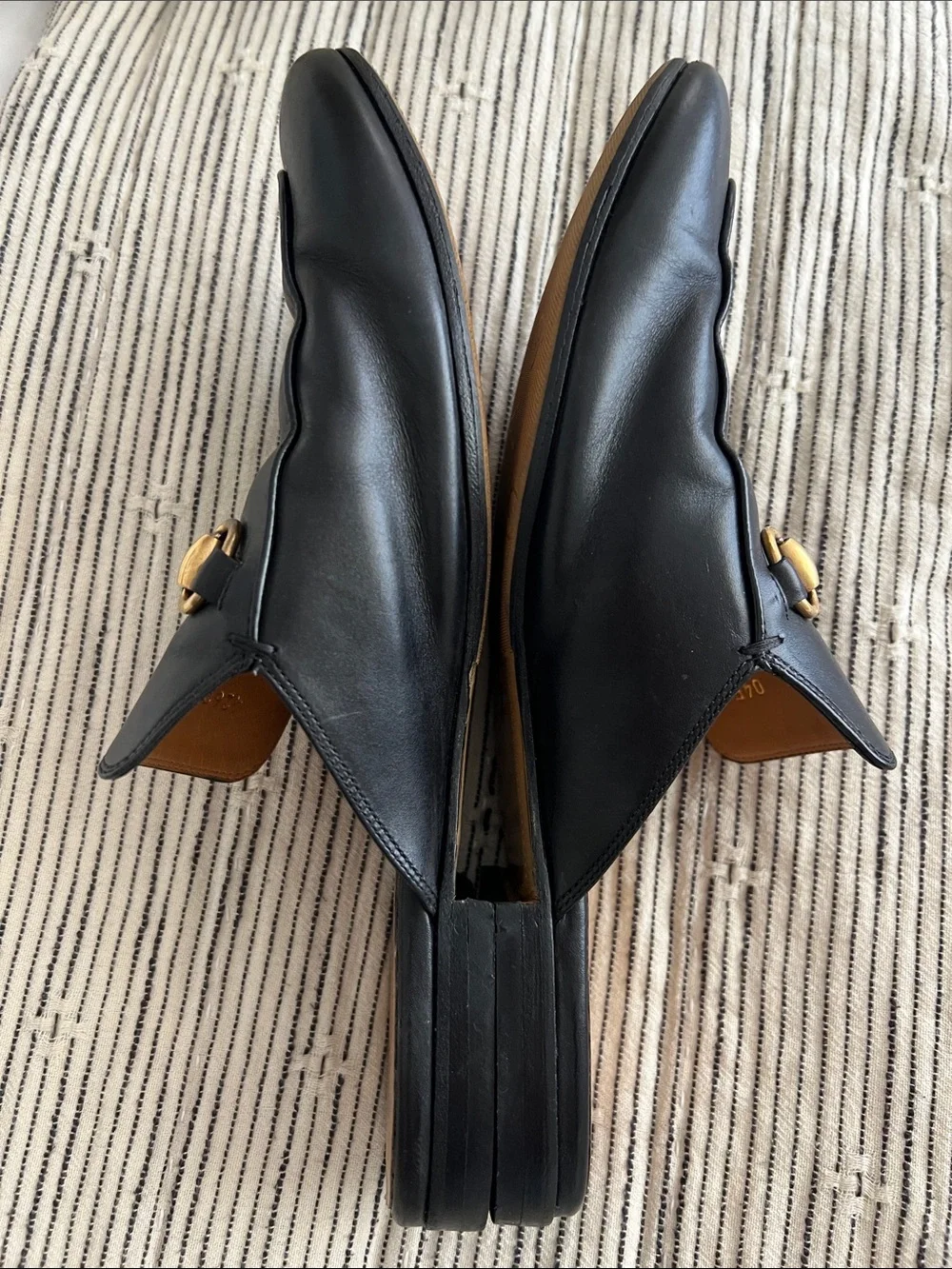 Gucci Black Princeton Mules